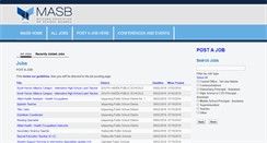 Desktop Screenshot of masb.mistaff.com